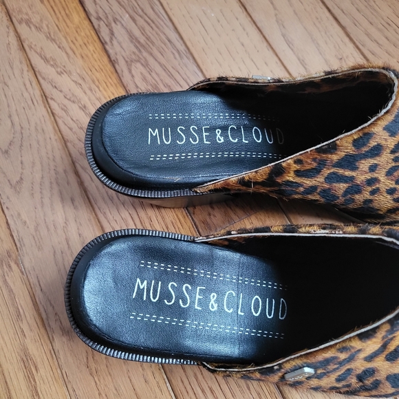 Musse & Cloud Leopard Print Slip-On Boho Shoes NWOT Sz 10 - Picture 9 of 10